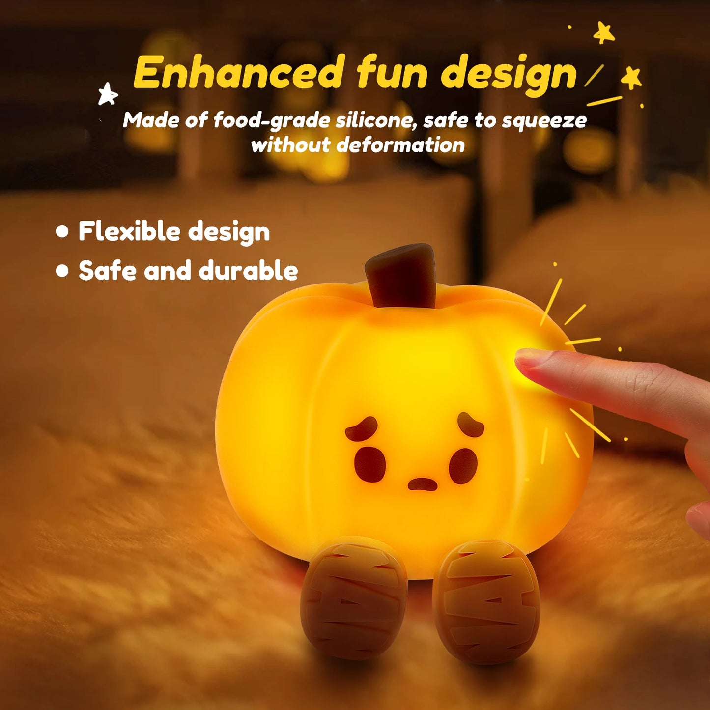 Halloween Pumpkin Night Light