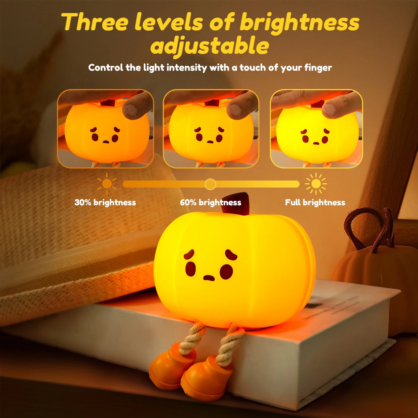 Halloween Pumpkin Night Light